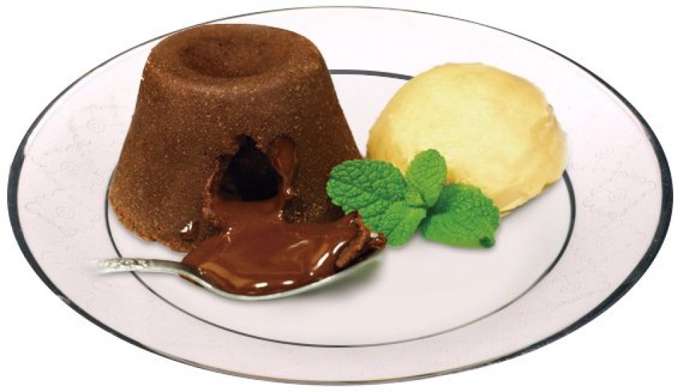 Petit Gateau de Chocolate